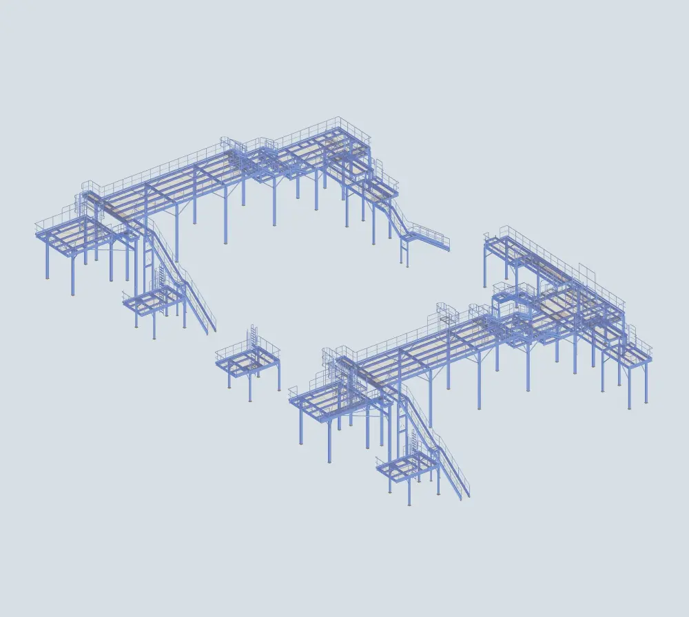 Konstrukcja pod przenośniki rolkowe KW (2)