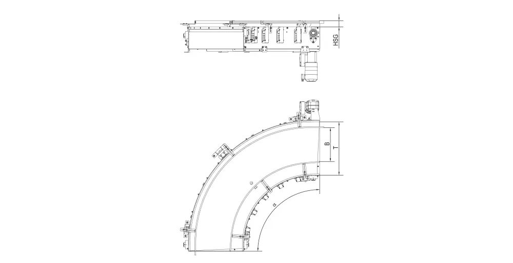 Łuk taśmowy modularny_szkic