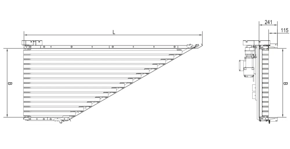 Przenośnik łączący_Merge taśmowy_szkic